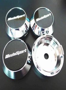 4PCS 65mmウェッズスポーツホイールセンターキャップ