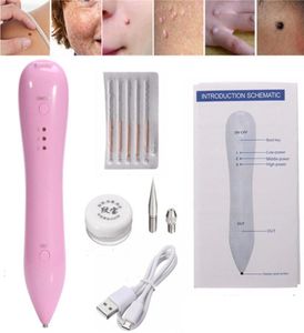 Elektrisk fräknborttagning Maskin hud Mullvad Dark Spot Remover för ansiktsvart tagg Speckle Tattoo Removal Pen Salon Home Skin Care9614558