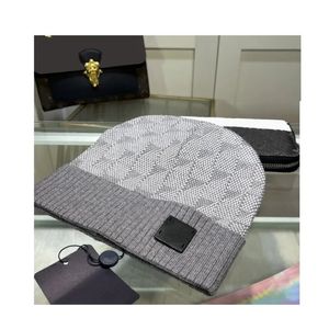 23 gorros de luxo designer de feijão de inverno homens e mulheres design de moda chapéus de malha outono boné de lã carta jacquard unissex crânio quente ha2568