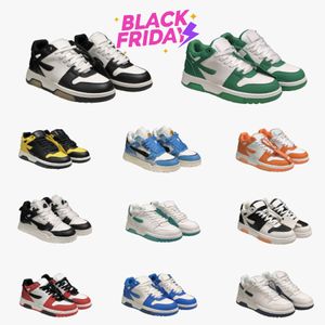 Designer Out Of Office Low Tops Casual Shoes Trainers Brand OOO Mens Women Black White Blue Orange Distressed OFFS Leather Platform Luxury Tennis Jogging Sneakers