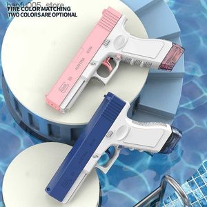 Areia jogar água diversão pistola de água elétrica brinquedos para crianças verão alta pressão grande capacidade praia para crianças meninos meninas adultos 230626 Q240307