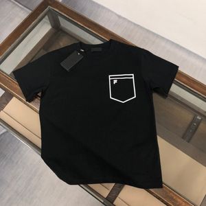 Camisetas masculinas Tees Polos Pescoço redondo bordado e impresso estilo polar desgaste de verão com rua puro algodão FD camiseta oversized athleisure 32F413141