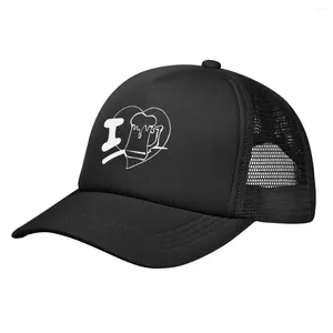 Berets I ive beer print baseball cap تشغيل قبعة غولف القبعات الرجال المخللون من أجل حماية الشمس