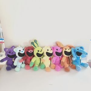 Hot selling new cartoon smile animal doll plush toys cute and soft children's plush doll wholesale free UPS/DHL