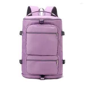 Backpack Oxford Waterproof Large Capacity Lightweight Wet And Dry Separation Travel Sport Fitness Training Handbag Crossbody Bag