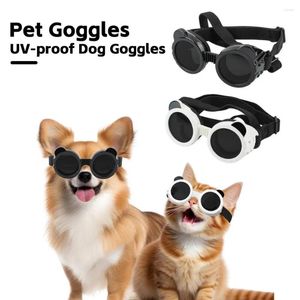 Köpek Giyim Pet Goggles rüzgar geçirmez UV geçirmez güneş gözlüğü, ayarlanabilir kayışlarla küçük/orta köpekler için köpek yavrusu açık