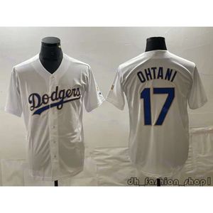 Mens 17 Shohei Ohtani Dodgers Baseball Jersey City Blue White Grey Jerseys Stitched 35