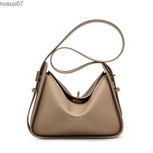 Messenger Bags Fashion Womens Bag Luxury Brand Solid Color Pillow Shoulder Bag Female Design Genuine Leather Handbags Crossbody Bags for LadyL2403