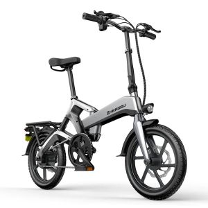 Mini bici elettrica da 16 pollici pieghevole a due ruote biciclette elettriche 400W 48V 150KM bicicletta elettrica per adulti portatile leggera