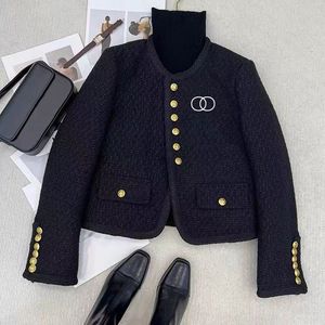 Kadın Ceketler Sweater Tasarımcı Üstleri Nakış Paltosu İnce Stil Gündelik Ceket Uzun Kollu Kısa Katlar Asya S-L
