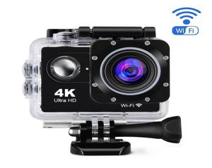 Câmeras HYBON Mini 4K Action Camera Impermeável Underwater Remote WiFi 2.0 Cam 30m sem Control245h1983048