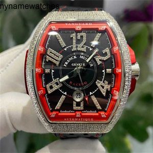 Szwajcarski zegarek Franck Muller zegarki Automatyczne certyfikat box nie używany Frank V45 Męski Precyzyjna stal z diamentową inkrustą mechaniczną