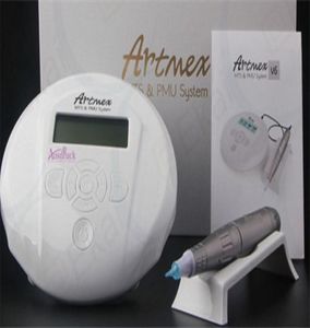 Artmex V6 Профессиональная машина для полуперманентного макияжа Наборы для татуировок MTS PMU System Derma Pen Ручка для татуировки бровей и губ2213300