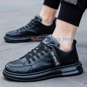 Men's Low-top Casual Skateboarding Shoes White Shoes Outdoor Leisure Sneaker Breathable Walking Shoes Flat Shoes Chaussure Homme L6