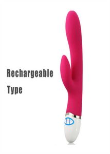 G Spot Rabbit Vibrator CLIT STIMULATION MASSAGER Vattentät kvinnlig onani Dildo Fast Squirt Orgasm Sexleksaker Laddningsbar X061662944