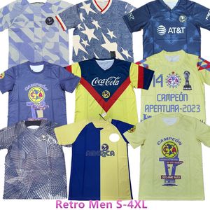 Футбольные майки Retro Club America Liga MX HENRY J.QUINOES D.VALDES 106th 3RD A.ZENDEJAS FIDALGO 23 24 Спортивный костюм ДОМА В гостях Third Maillot Fans Player Футболки мужские