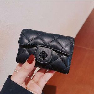 Factory Direct Store Online Export Stylish Soft Surface Can Be Used for Womens Locks Casual Passport Position Solid Color Car Stitching Card Bag