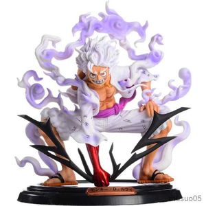 Action Toy Figures New 19cm One Piece Luffy Gear 5 Anime Figure Sun God Nikka PVC Action Figurine Statue Collectible Model Doll Toys Children Gifts