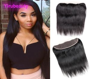 Indian Virgin Hair Lace Frontal 13x4 Stängning Straight Hair1224Inch Lace Frontal Hair Products Top Stängningar3785085