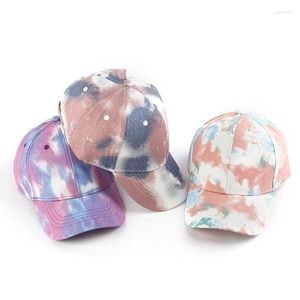 Cappellini da baseball Moda Tie-Dye Baseball Uomo Donna Casual Cappello da viaggio Sport Trucker Cap Autunno Papà Pianura Curva Visiera parasole Gorros