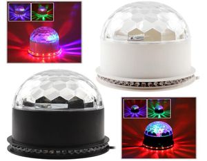 15W 2in1 VoiceActivated RGB Crystal Magic Ball 48 LEDs Stage Lighting Effect Light Lamp LED Light Auto For Disco Party6187801