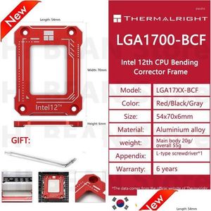 Ventiladores Resfriamentos Ventiladores Resfriamentos Thermalright Intel 12Th Cpu Bending Corrector Frame Protector Lga1700/1800 Buckle Fix Substitute Cnc Alu Dhang