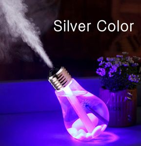 Glödlampa designer eterisk olja diffusor ultraljud led USB port växt träd 3 färger för alternativ arom diffusor diffusoreser luftfuktare US7483242