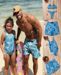 Donna039s Costumi da bagno per la famiglia Uomini Donne Bambini Ragazzi Ragazze Bikini floreali Pantaloni Trunks Costumi da bagno Costume da bagno4201614