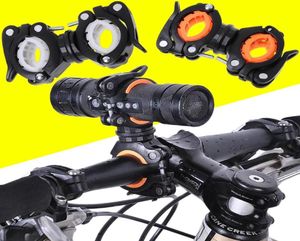 Cycling Bike Bicycle Torch Mount LED Head Front Light Holder Clip Accessories Lights5633769