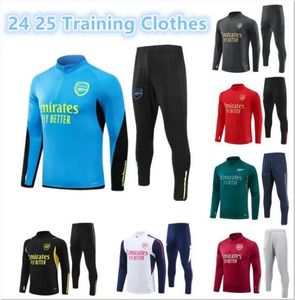 2023 2024 Arsen PEPE SKA Futebol Tracksuit Gunners Training Suit Set 22 23 24 ODEGAARD TIERNEY Homens Crianças Futebol Tracksuits Survetement Chandal Jogging