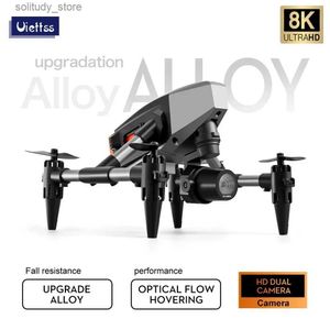 Dronlar Profesyonel 8K yüksek tanımlı WiFi Kamera FPV Dört Helikopter Mini Drone Optik Akış Helikopteri Q240308