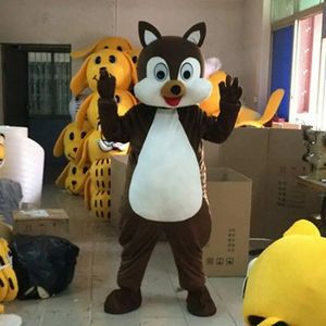 Hot Sales Squirrel Mascot Costume Halloween Christmas Fancy Party Dress CartoonFancy Dress Carnival Unisex Adults Outfit