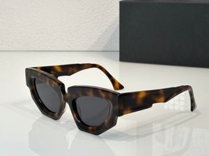 Óculos de sol de designer de rock para homens mulheres f5 verão moda elegante high street estilo viajante anti-ultravioleta placa retro acetato triângulo quadro óculos caixa aleatória