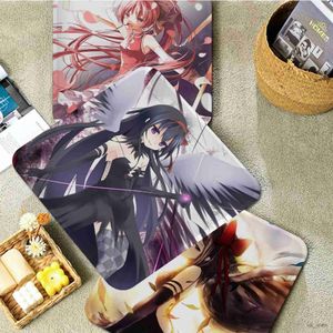 Kudde/dekorativ Puell Magi Madoka Magica Cushion Mat Nordic Printing Chair Cushion Soft Office Car Seat Comfort Breattable 45x45cm SOFA CUDHION