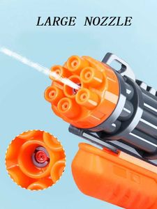 ألعاب Water Gun Gatling Gunment Gun مدفع عالي الضغط سعة كبيرة الأطفال لأولاد حمام السباحة على الشاطئ سباحة الرياضة Summer Fun 2400308