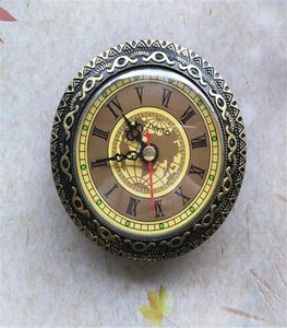 Diametro 92mm Inserto per orologio al quarzo in oro Accessori per orologio da parete Meccanismo Orologio da scrivania fai da te1411231