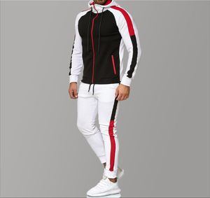 5xl Big Size Mens Tracksuits Men039s Clothing Hoodies Red Stripe Sport Tracksuit Men Set Casual Tracksuit Men Sweat New6630606