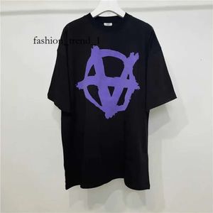 Designer T Shirt Vetements koszula męskie koszule Vetements Anti War Oversize T-shirt mężczyzn Kobiety swobodny letni sukienka moda luksusowa marka Wysokiej jakości koszulka 3208