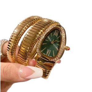 Hot Women Watch Designer Snake Diamond Rame Black Sapphire Glass zegar zegarek Mężczyzna Srebrny różowy złoto ze stali nierdzewnej Out Out 2024 SB061 C4