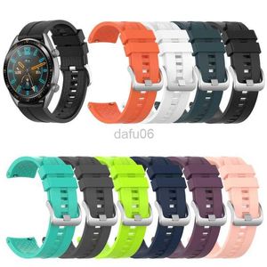 Bands Watch 2020 New Silicone Original Sport Watch Band för Huawei Watch Smart Strap för Huawei Watch GT 46mm ersättningsband 240308