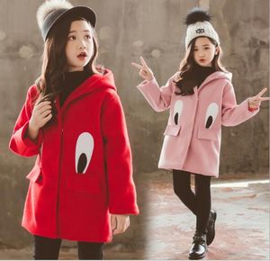 2018 Girls autumn and winter loaded rabbit ears coat quilted thick children039s long coat coat warm jacket bag 1633862