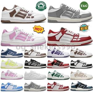 Running Shoes Fashion Amiriess Scelet Bones Runner Top Skel Skel Women Women Men Luxury Blue Red White Black Green Gray Original 35-46