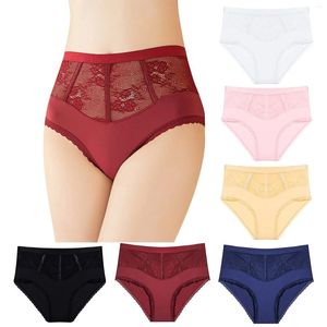 Women's Panties Sexiest For Women Sexy Lingerie Lace Low Waist Seamless Hollow Out Pure Cotton Briefs Woman Clothing Lenceria