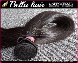 Virgin Hair Bundle Deals Malaysisches seidig glattes Haar Bundles Extensions Double Weft Natural Color 9A 1024 Zoll 1PC5335963