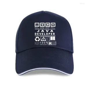 ボールキャップJava開発者標準プログラマーコンピューターハローワールドコードオタクメンズ野球帽ベーシックソリッドフィットトップクォート