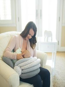 Travesseiros para bebês recém-nascidos, multifuncional, amamentação, camadas, capa lavável, modelo ajustável, travesseiro de alimentação infantil, bab1056484