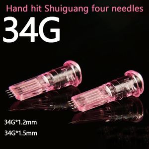 Hand Hit Shuiguang Ultrafine 4 Needle 34g12mm15mm Yimei Sterile Nano Painless Small Needle7505145