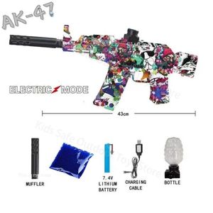 Gun Toys 2024 Kids Fast Electric Gun-Toy Ciągły broń zabawek dla dzieci AK47 Toy Pistolet dla chłopca 240307