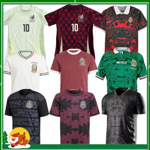 2023 2024/25 Maglia da calcio Messico H. LOSANO CHICHARITO G DOS SANTOS 23 24 set maglia da calcio Uomo donna / bambino kit uniforme MESSICANA