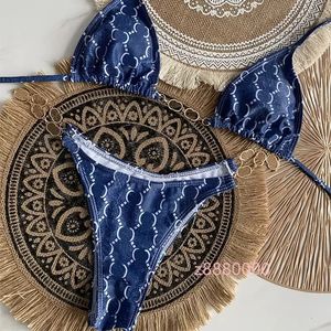 Sexy Bikini Set Bademode Frauen mit Buchstaben Chian Badeanzüge Bikini Set Mode Sommer Urlaub Strand Stil Wind